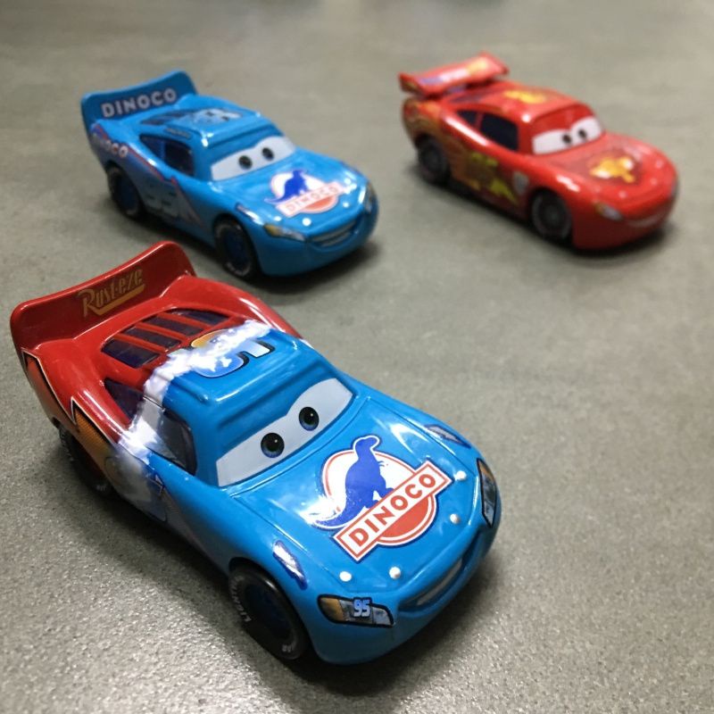 Cars Dinosaur Two-Color Gray Mcqueen Racing Alloy Children'S Toy Car Model