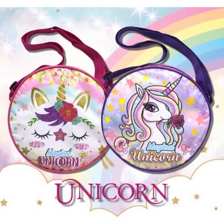 Tas Selempang Unicorn Bulat Besar Murah Tas Unicorn Tas Selempang Karakter Unicorn