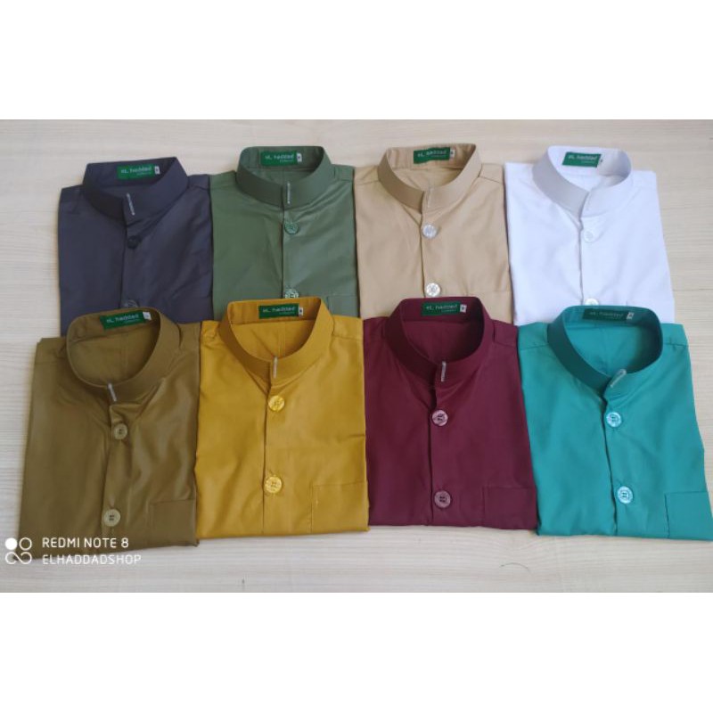 baju Koko Oemar elhaddad haibah Baju Muslim Pria Koko habaib ammu pakaian pria termurah terlengkap m