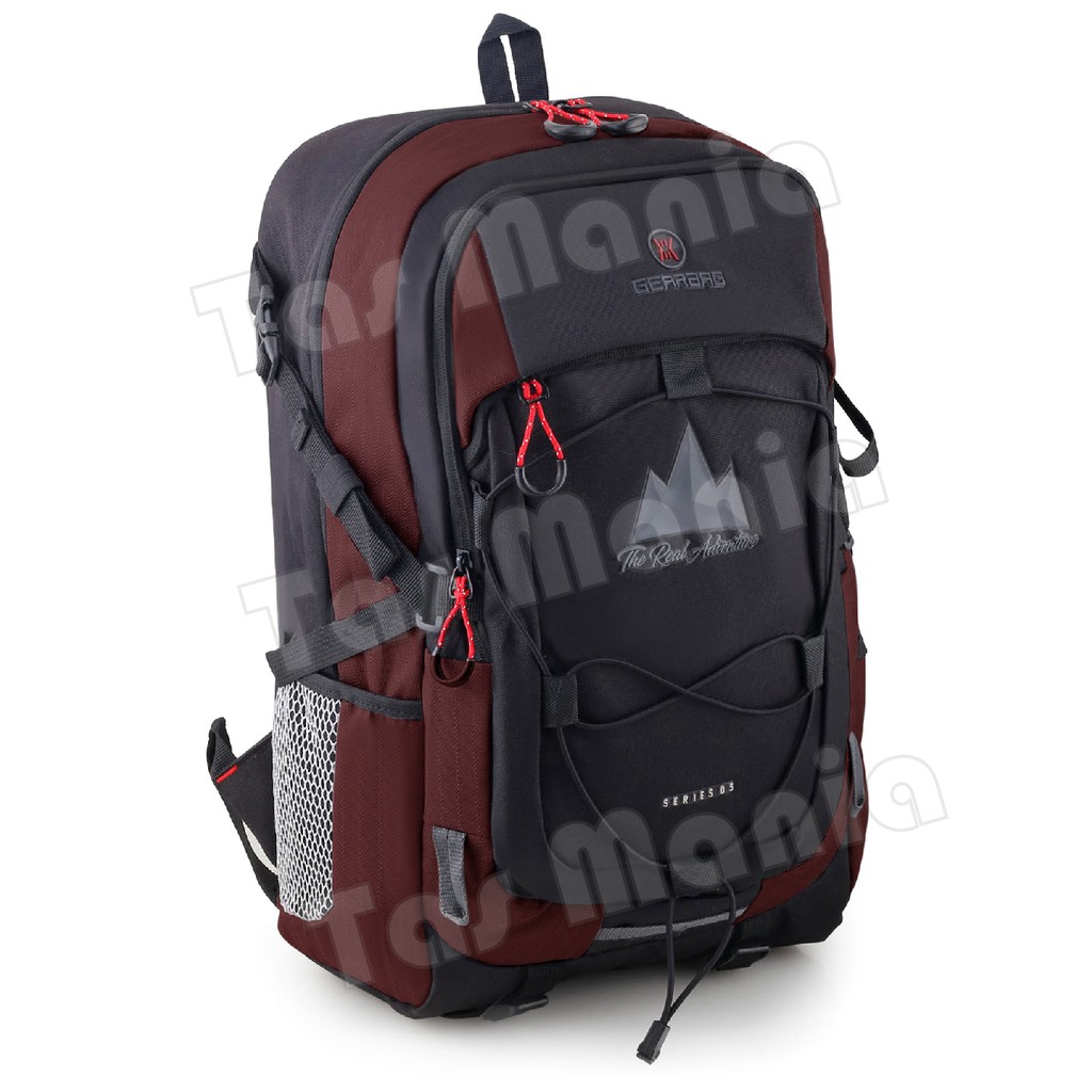 PTS Tas Ransel Gear Bag 13089 - The Real Adventure .PTS Laptop Backpack 13089 + FREE Raincover