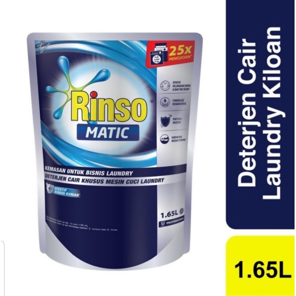 Rinso Matic Detergent Liquid 1.65L