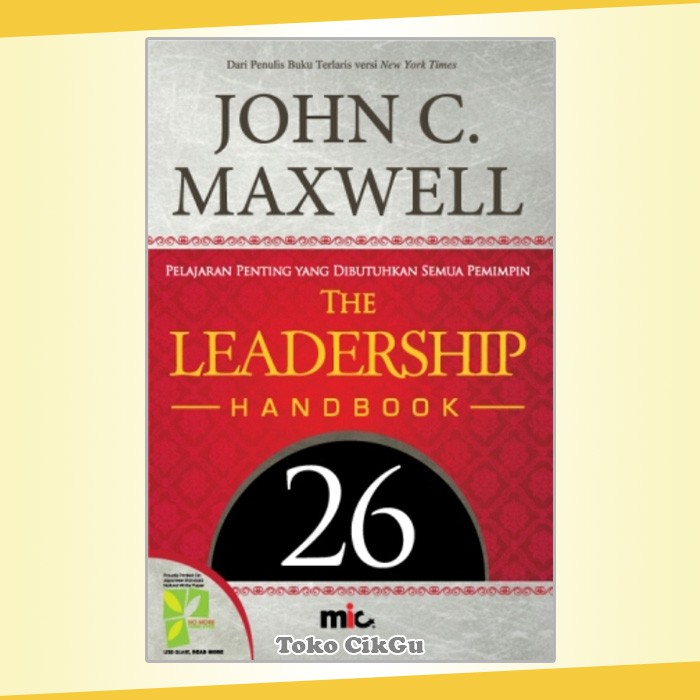 Buku The Leadership Handbook | John C. Maxwell
