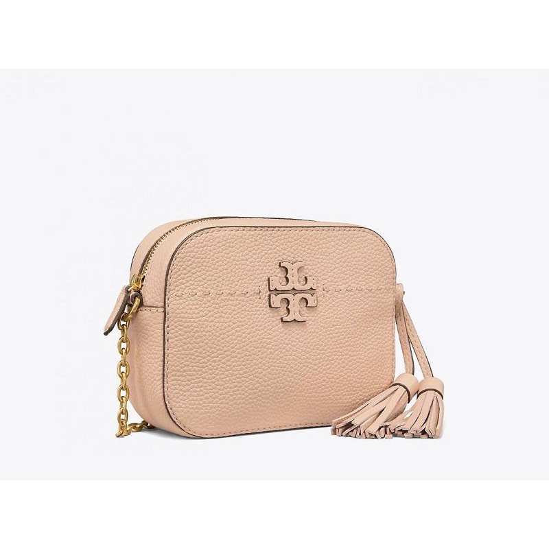 Tas Tory Burch McGraw Camera Bag Devon Sand Original