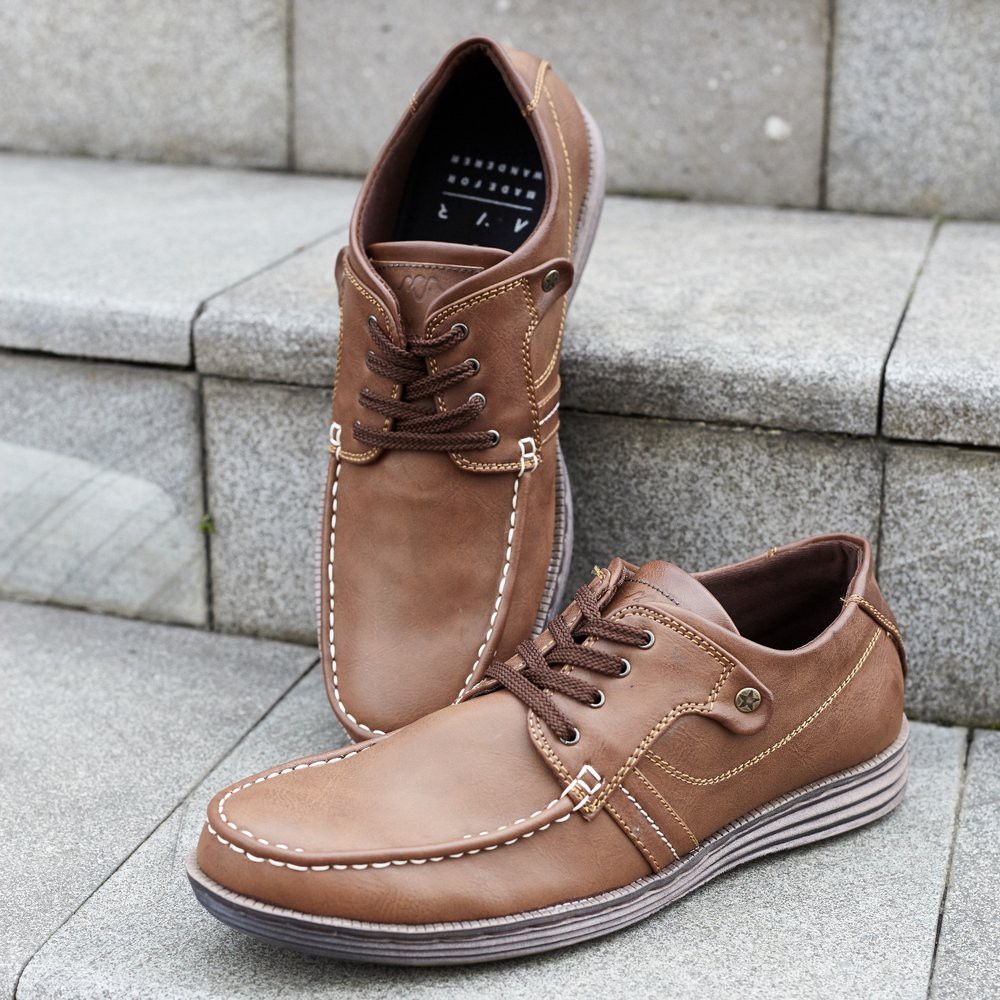 Sepatu Sneakers Pria Navara Man Morded Brown