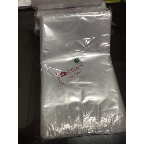 PLASTIK PP 13X21/PLASTIK KACA 13X21