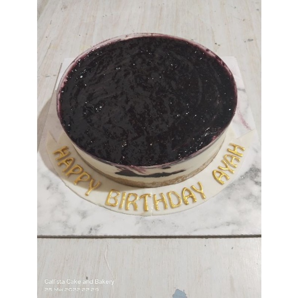 

NO BAKE Blueberry Cheese Cake Diameter 18cm