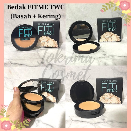 [LUSINAN] BEDAK Maybelline TWC 2IN1 DREAM PINK / FITME LUSINAN  / TOKRIMACOSMET