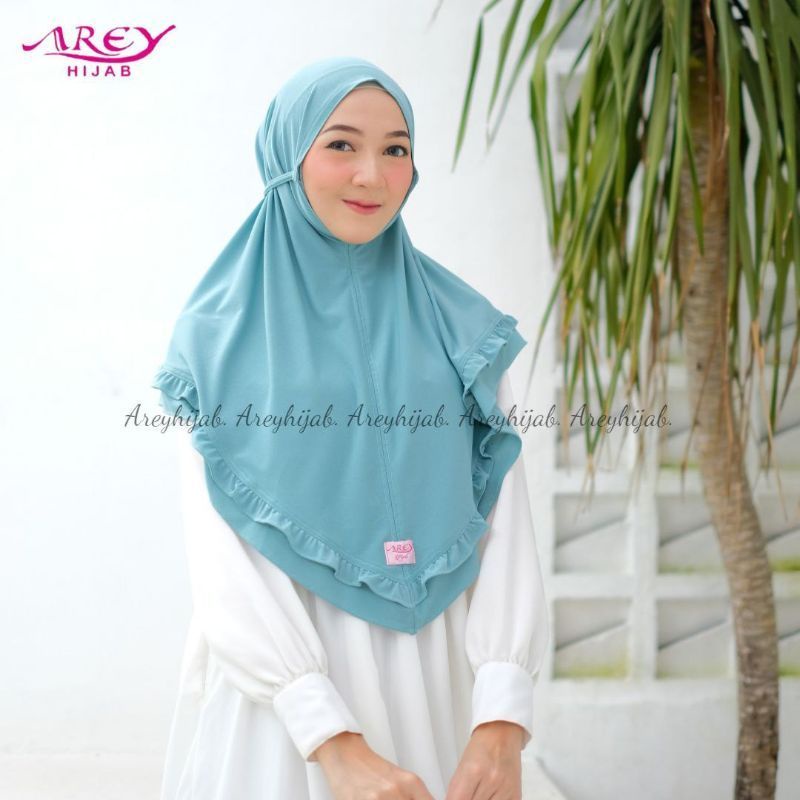 (Original Arey) Jilbab Bergo Amel by Arey Hijab // Jersey Irish