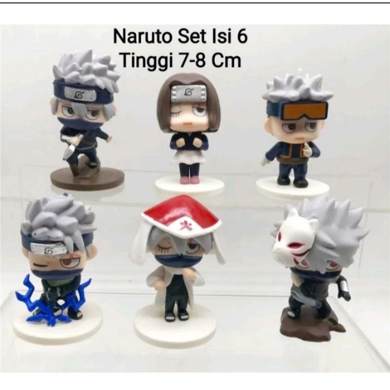 action figure Naruto model kakashi rin obito