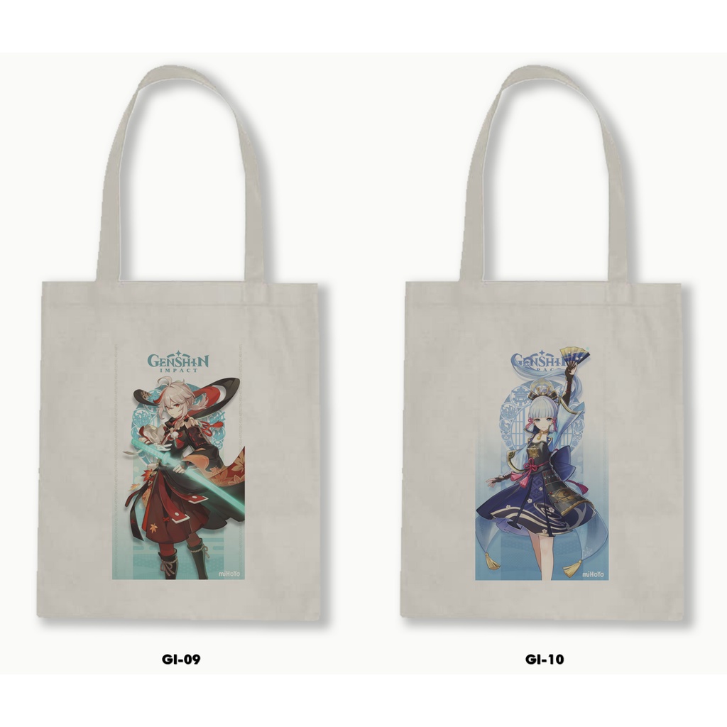 TOTE BAG BLACU - GHENSHIN IMPACT