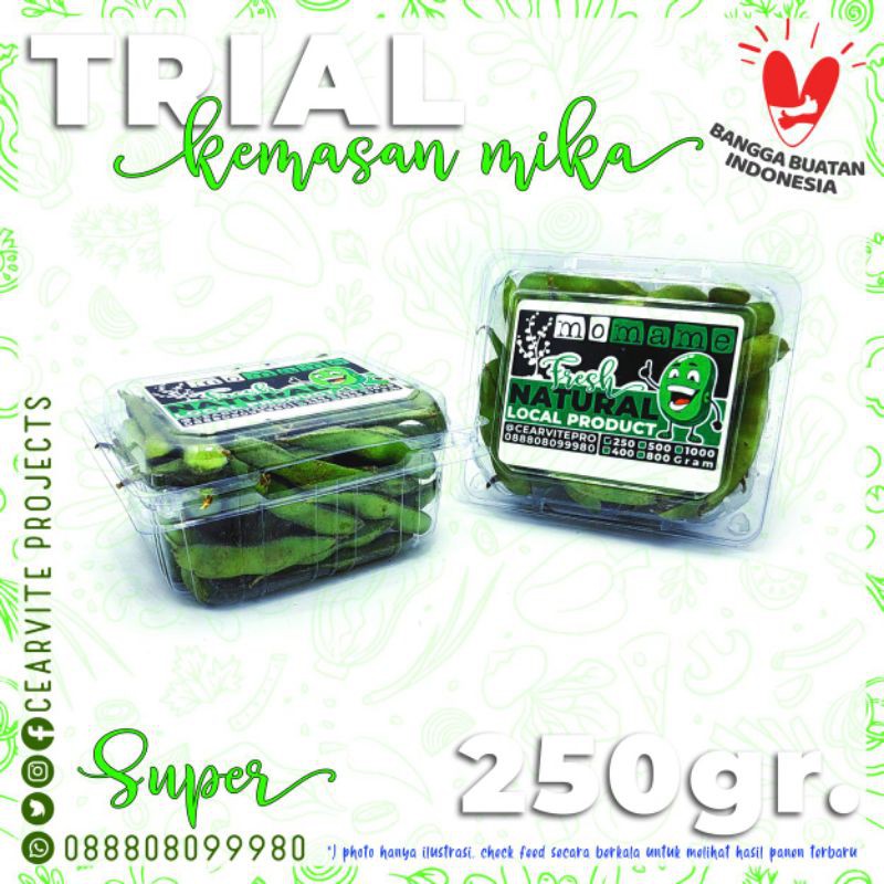 

Edamame Fresh Super Kemasan Mika 250gram