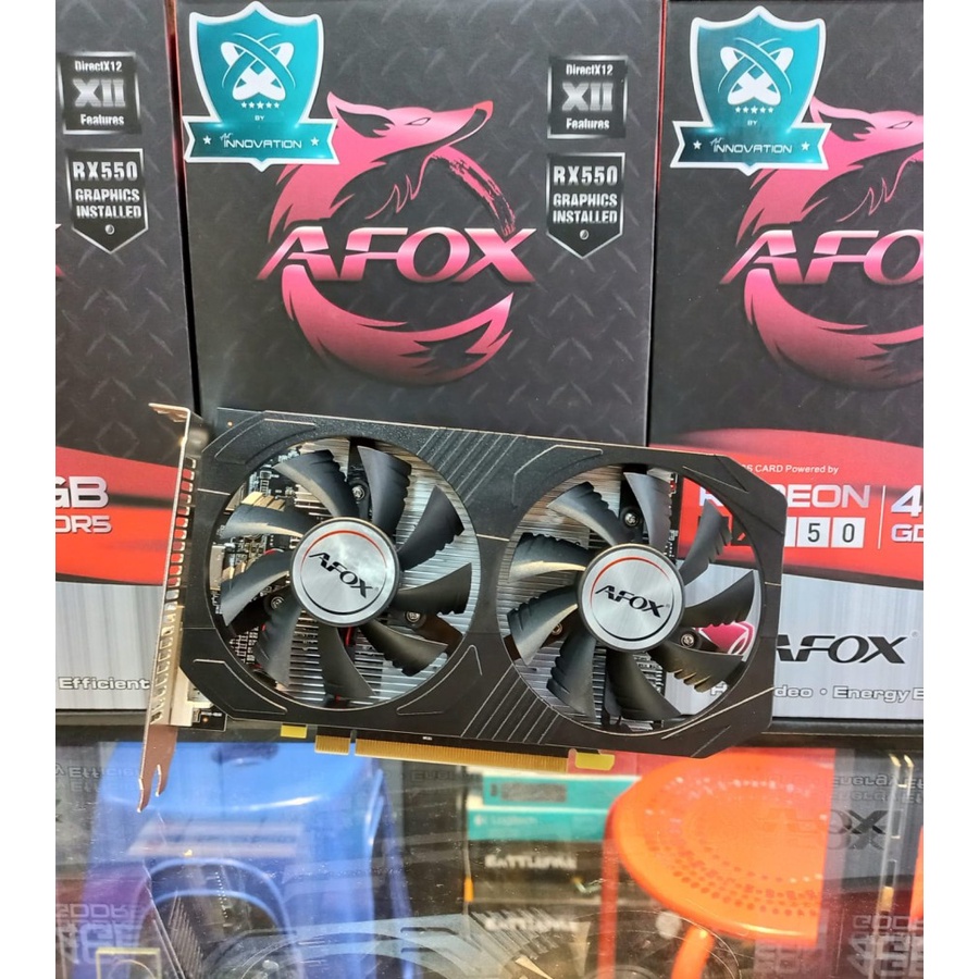 VGA AFOX RADEON RX 550 4GB GDDR5 128BIT (DUAL FAN) RX550