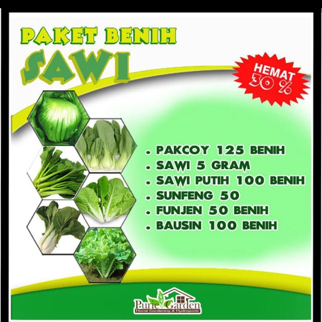Hidroponik - Paket Benih Sawi
