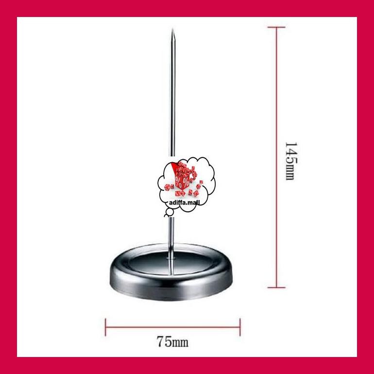 

474S0T5D Tusukan Nota Bon Kertas Stainless Steel Mytpjd80E