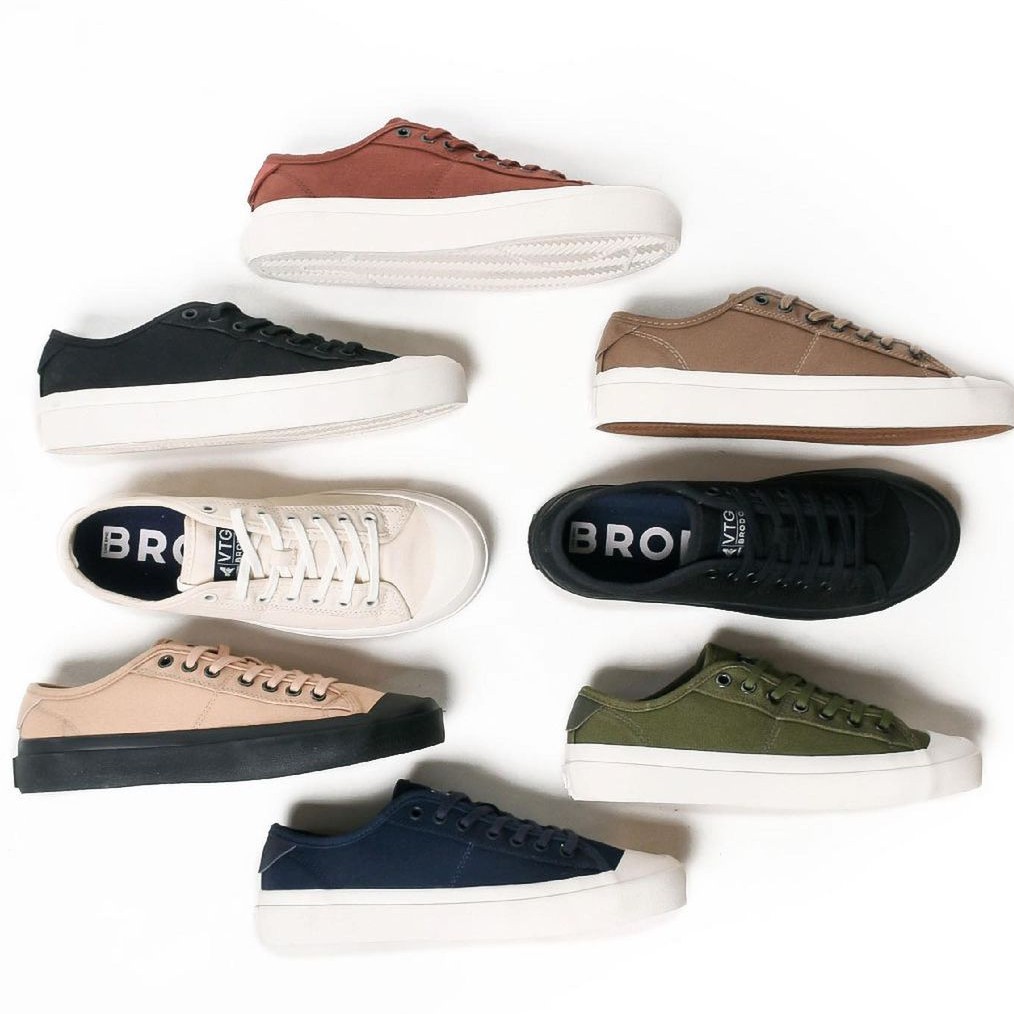Sepatu Brodo Vintage V2 Low (Mocha/Navy/Fullblack/Teracota/Natural White/Black White/Camel/Olive)-6