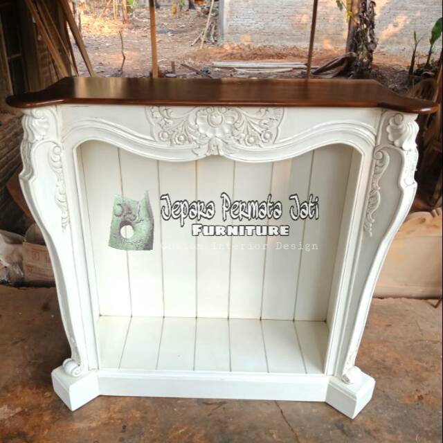 Bufet perapian klasik vintage furniture jepara