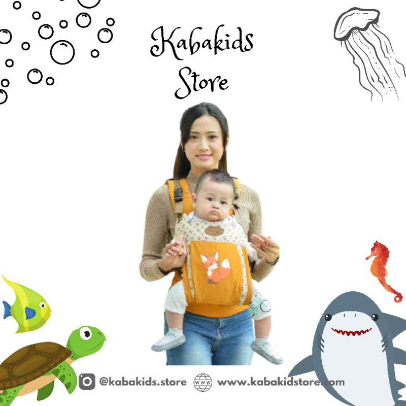 Dialogue Gendongan Ransel Ergo 3in1 Baby Foxie Series