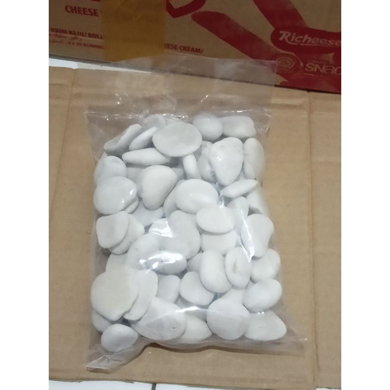 Batu hias koral putih 1kg |batu hias taman |batu hias pot