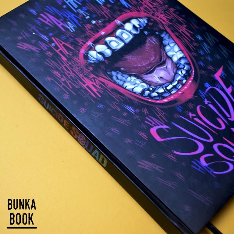 

Note Book Hardcover Suicide Squad Joker HaHaHa Ukuran A5 Jurnal Agenda Planner Notebook Gift Couple