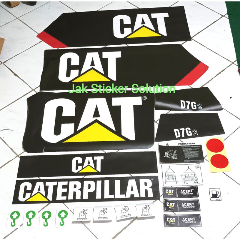 

Stiker Dozer CATERPILLAR CAT D7G2 Sticker Alat Berat