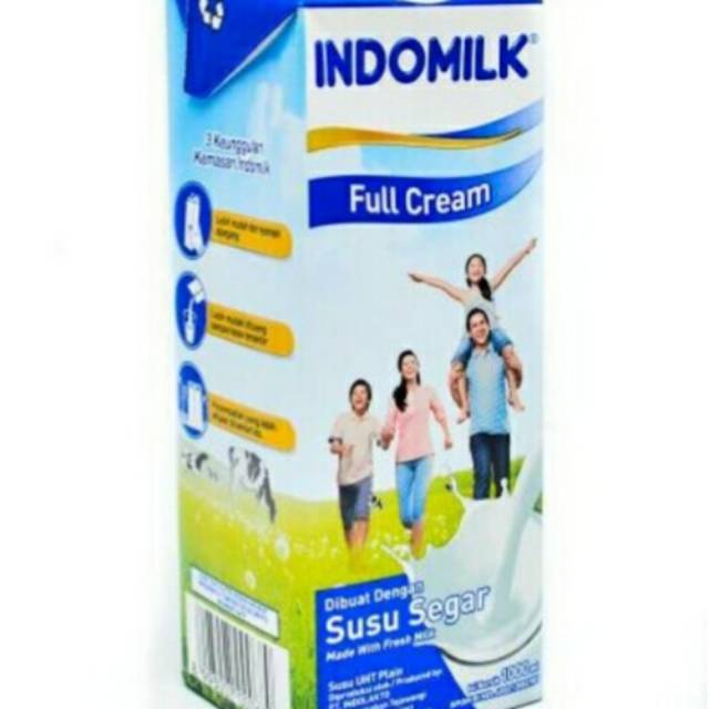 

Susu Indomilk ukuran 1 liter x 12pcs