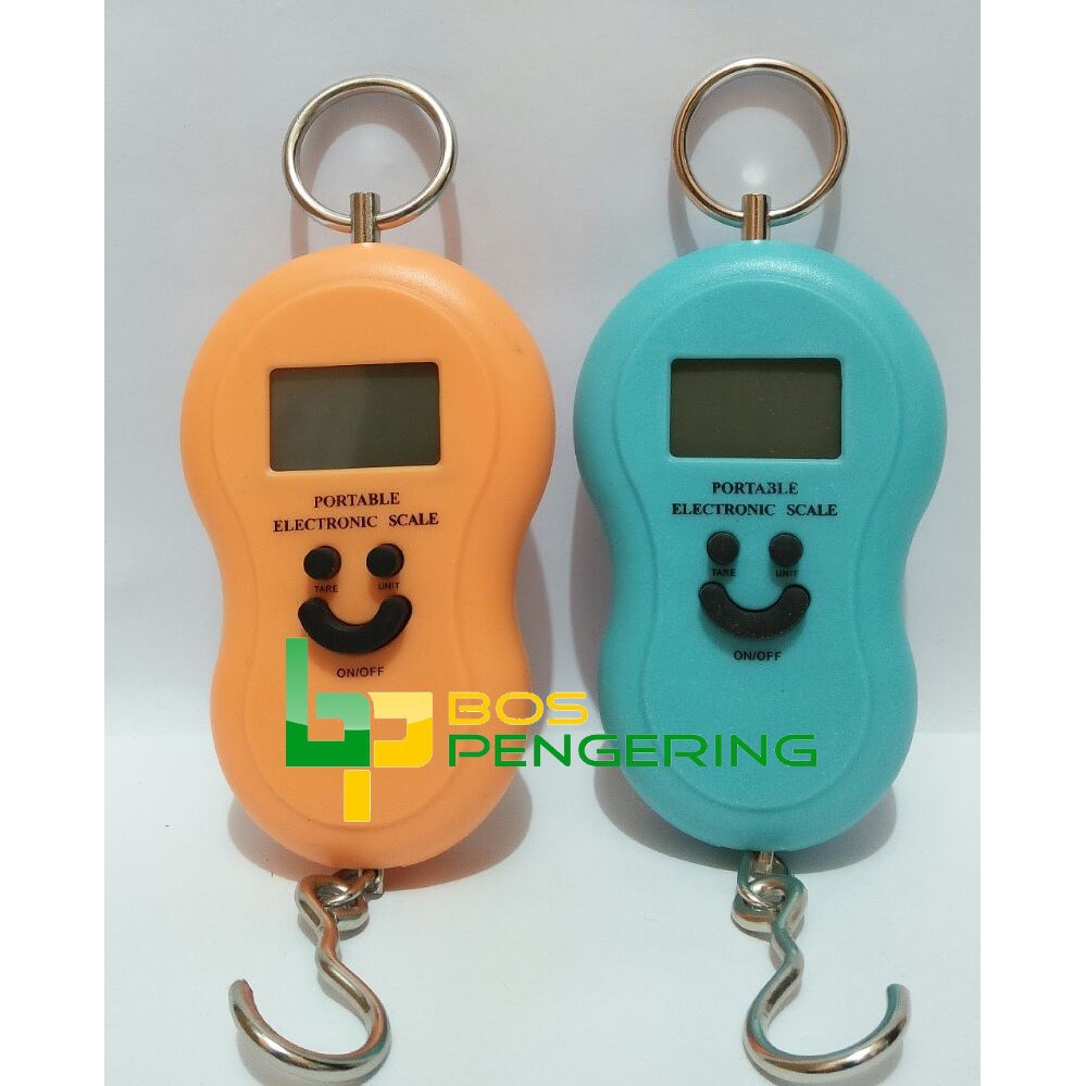 Timbangan Gantung Portable Mini Digital Timbangan 50kg Scale Electronic Smile Murah