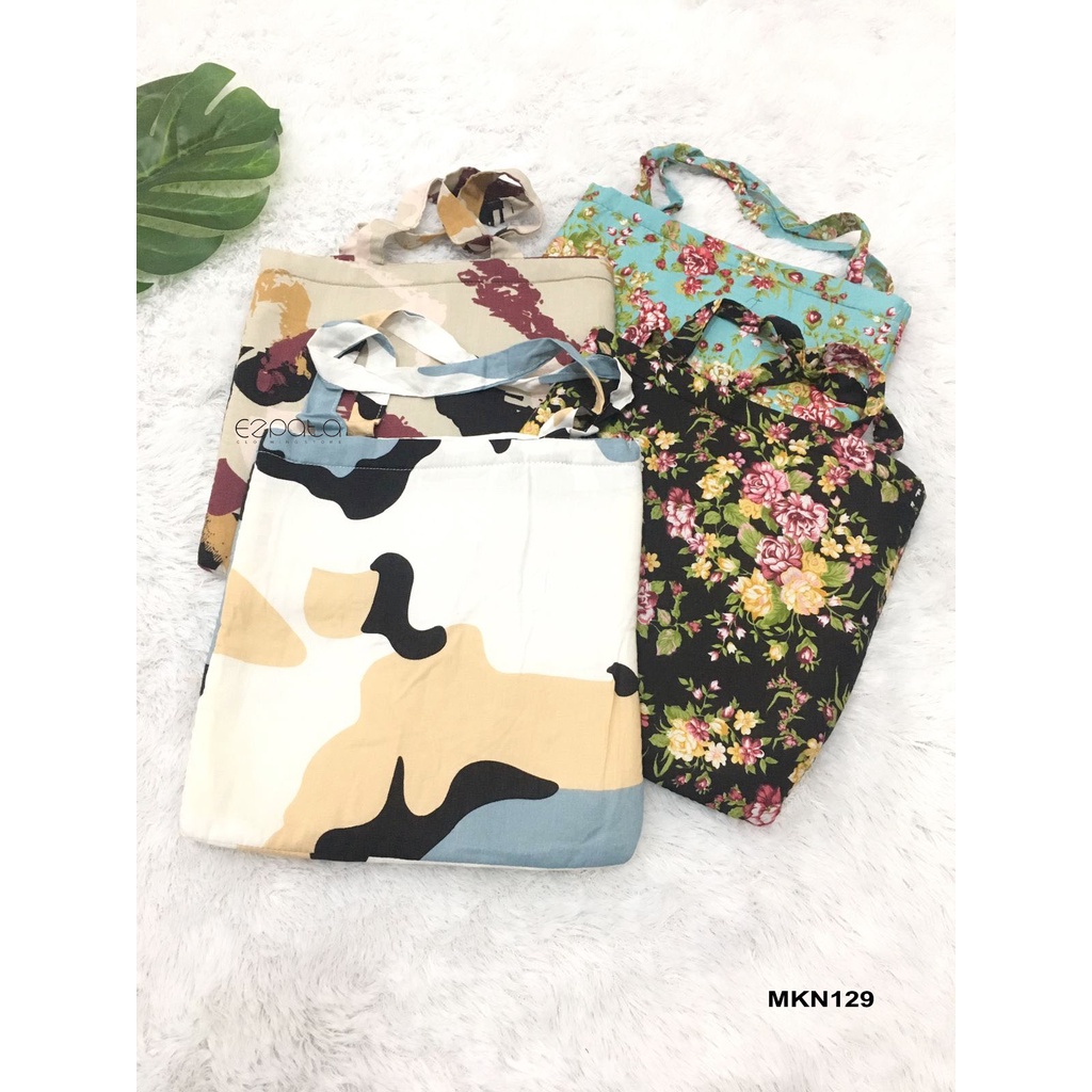 Ezpata Mukena Bali Dewasa Hadromut Jumbo Putusan Rayon Tebal Premium Motif Abstrak Bunga Floral Bahan Adem dan Halus Warna Soft Free Tas Mukena Cantik