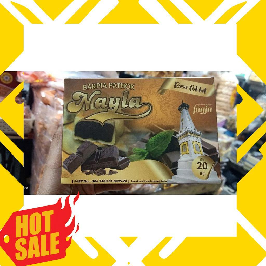 

CUCI GUDANG BAKPIA PATHOK NAYLA RASA COKELAT ISI 2 BIJI BARANG FRESH SETIAP HARI