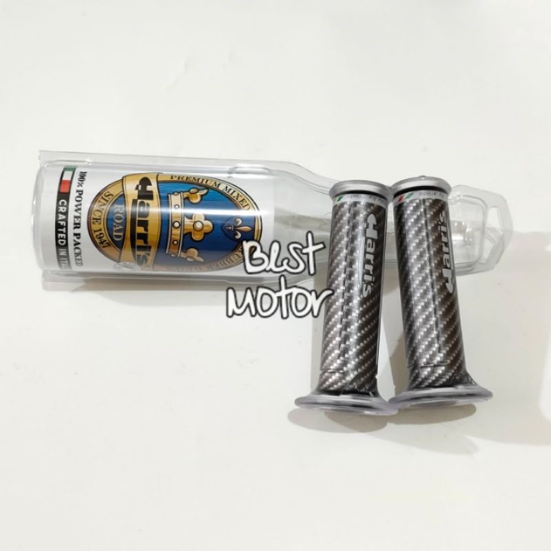 Handgrip Grip Harris Original italy Grip Carbon Haris Universal Nmax Aerox ADV PCX Vario Ninja dll