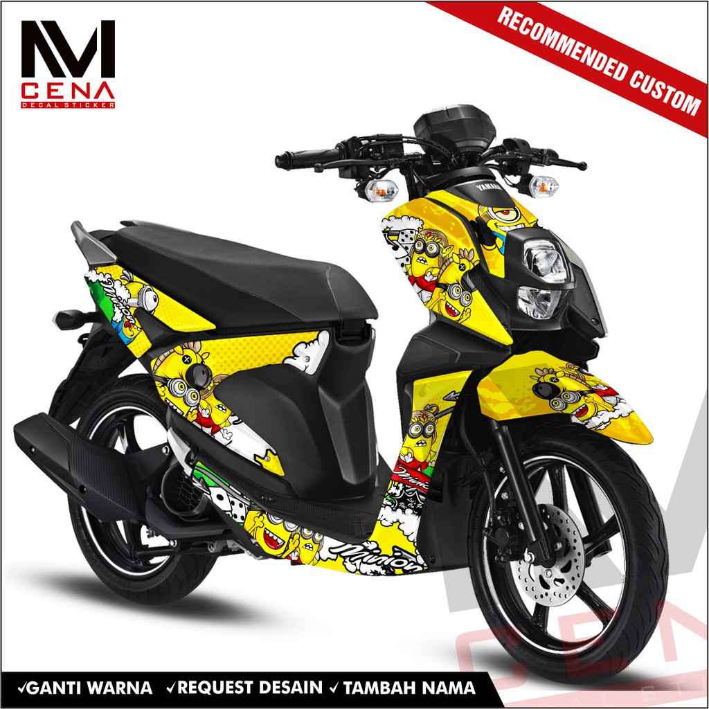 Striping Xride Stiker Variasi List Motor Motif Racing Mhs 06 09 Shopee Indonesia