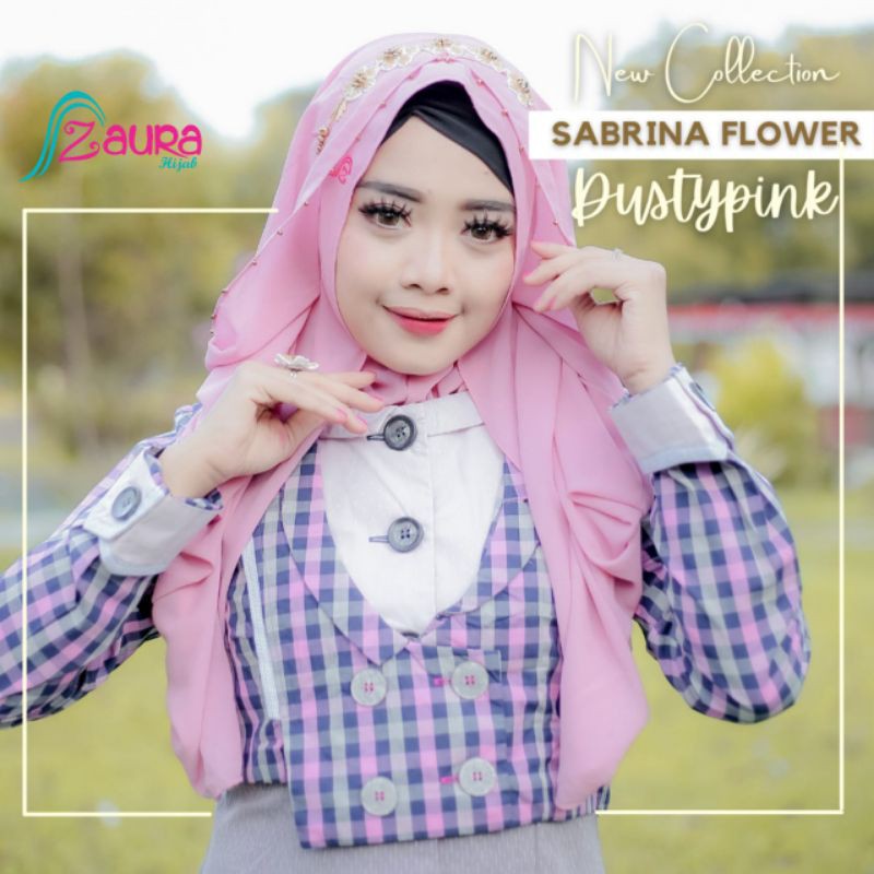 sabrina flower by zaura hijab