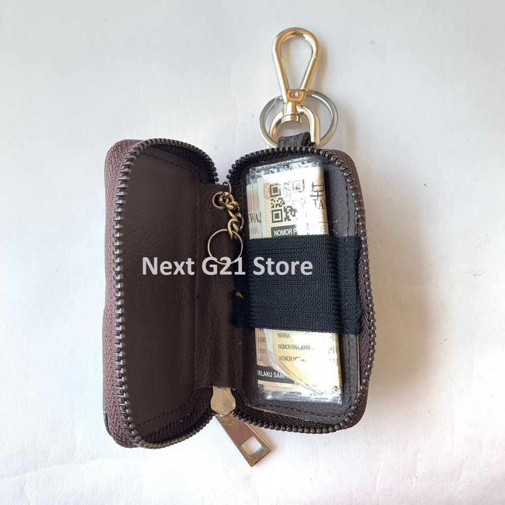 Dompet Remote dan STNK Kulit sapi asli.