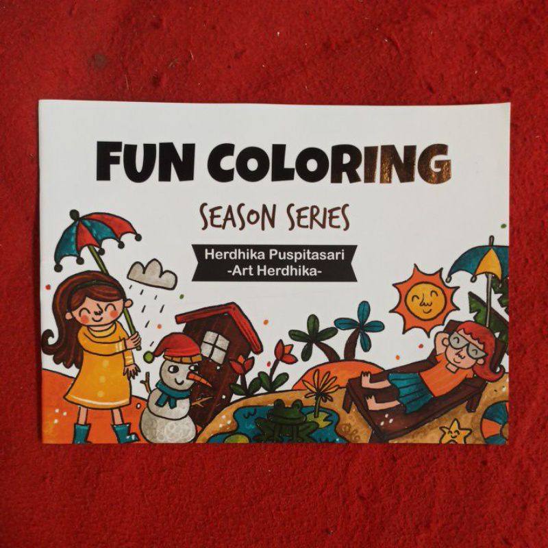

Buku mewarnai fun coloring season series
