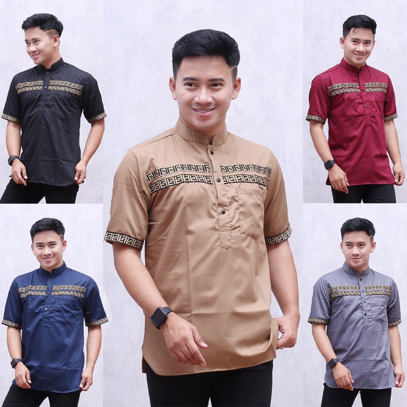 [PREMIUM] FF Kurta Lengan Pendek Bahan Toyobo (M L XL XXL)