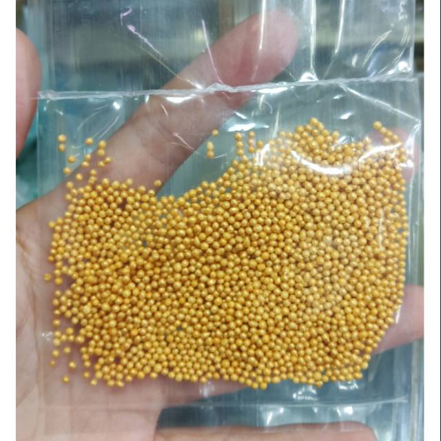 

MUTIARA PEARL GOLD SILVER MINI SPRINKLES EDIBLE CAKE KUE