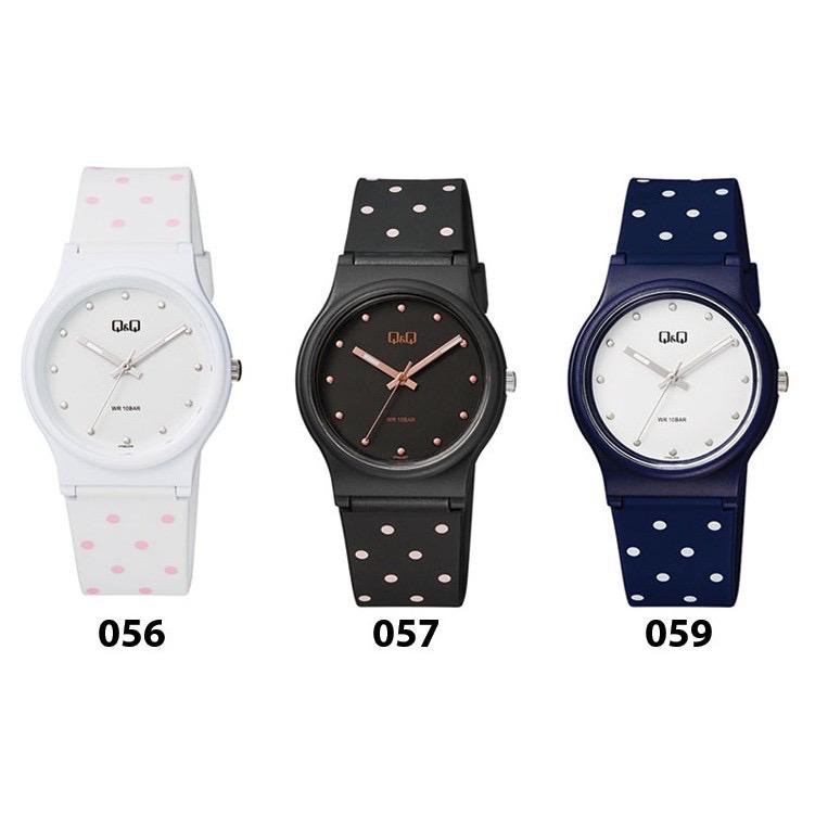 QQ Original Q&amp;Q Ori QNQ VP46 VP46J 054Y - 059Y Analog Watch Jam Tangan Wanita / Anak Tali Karet