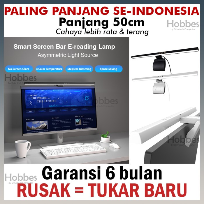Lampu Meja - Screen Bar Monitor Light Led Hobbes Lampu Meja Kerja Gaming Setup Desk