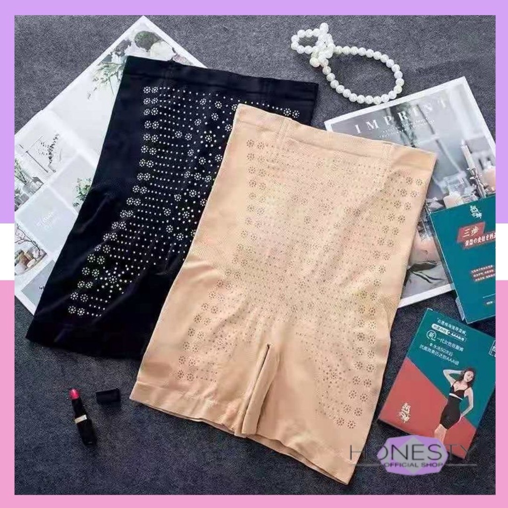 Miss H ~ 172 Celana Korset Pinggang Tinggi Import Wanita High Waist Pelangsing Perut