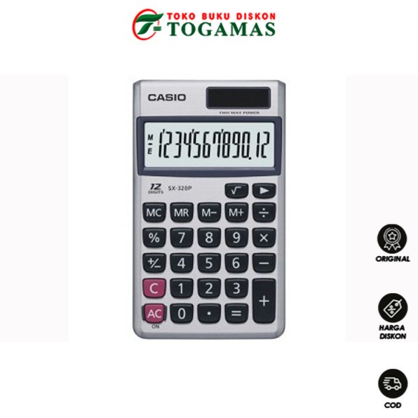 

BEST SELLER !! KALKULATOR CALCULATOR SX-320P-W CASIO