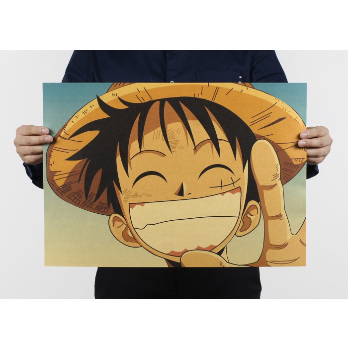 Animation Art Characters Wall Poster 8pcs Set One Piece Luffy A3 Posters Print Cosplay a Collectibles