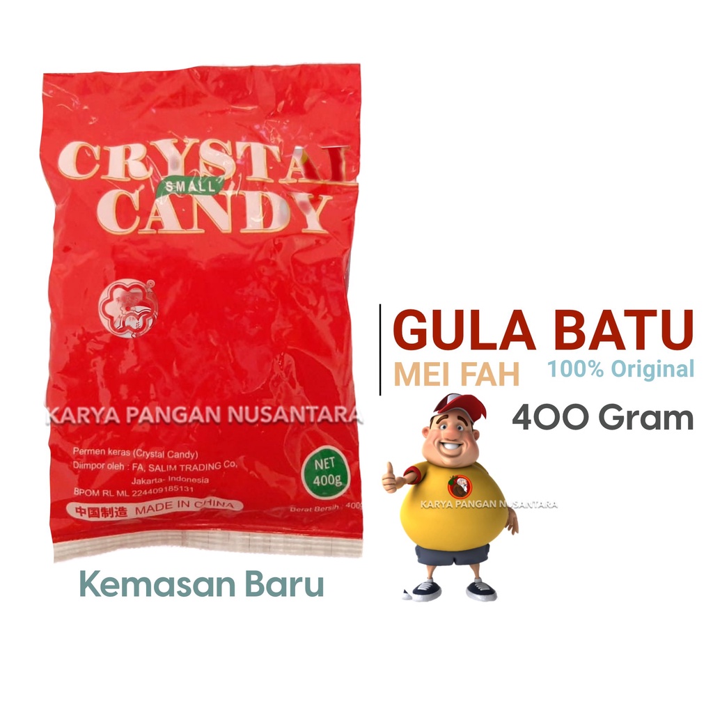 

GULA BATU MEI FAH LUMP ROCK SUGAR GULA KRISTAL ORIGINAL 400 GR