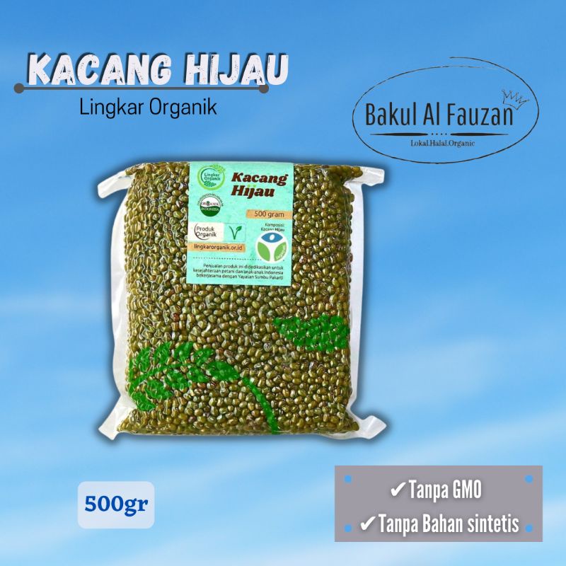 

Kacang Hijau Organik 500gr | Non GMO | MPASI