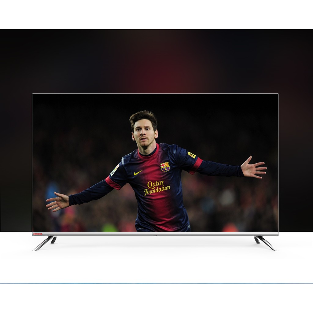 Changhong 55 Inch 4K UHD borderless Google certified Android 9.0 Smart TV Netflix LED TV (U55H7)