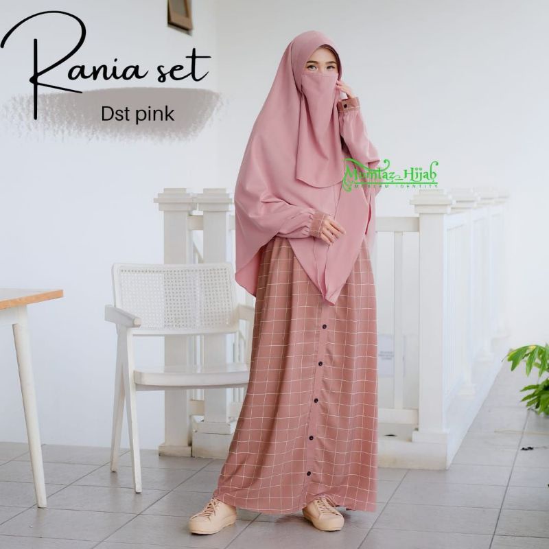 Rania Canthel By Mumtaz Hijab / Gamis Busui / Gamis Set Syar'i / Gamis Set Khimar dan Cadar / Gamis 