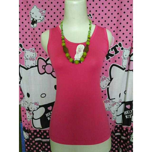 Thank Top One Shoulder Kaos Dalam Tali Besar Merk Miranda Grade A