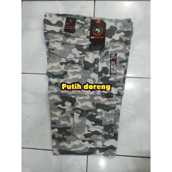 COD CELANA KIMPUL PENDEK CARGO TACTICAL PDL WARNA DORENG