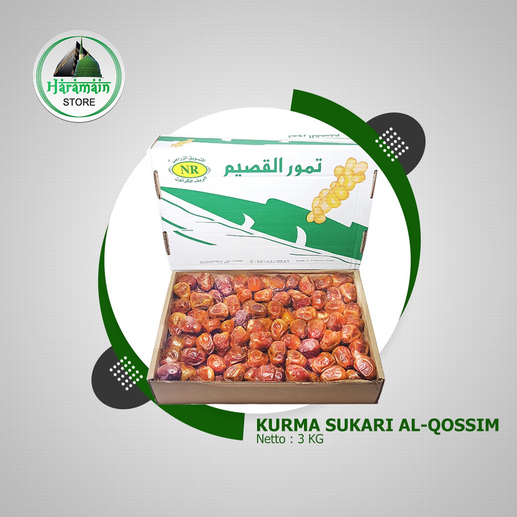 

KURMA SUKARI AL QASSIM / 3 KG (1 DUS)