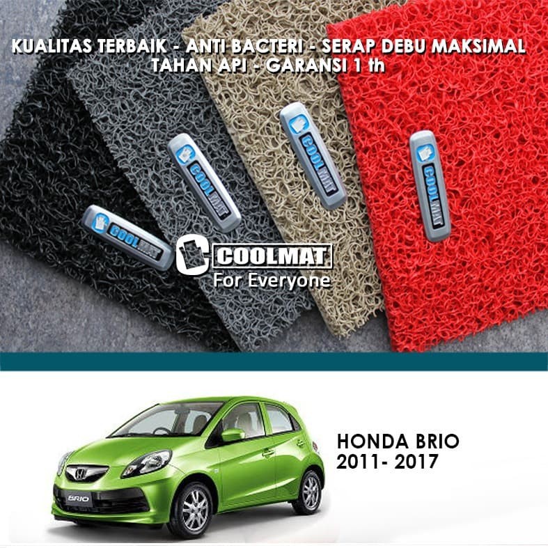 KARPET MOBIL COOLMAT SPORTY HONDA BRIO 2011-2017