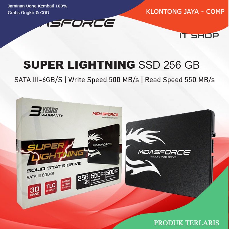 Midasforce SSD Superlightning 256GB