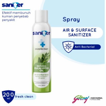 SANITER AEROSOL EUCALYPTUS OIL 200ML DISINFECTAN